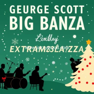 Artistic representation for The George Scott Big Band to plays Holiday Extravaganza The Caz