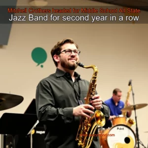 Read more about the article Mitchell Crothers headed for Middle School All  State Jazz Band for second year in a row