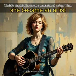 Artistic representation for Christie Dashiell became a musician at school Then she became an artist