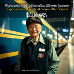 Artistic representation for Night train host retires after 50-year journey response:night train host retires after 50-year journey!