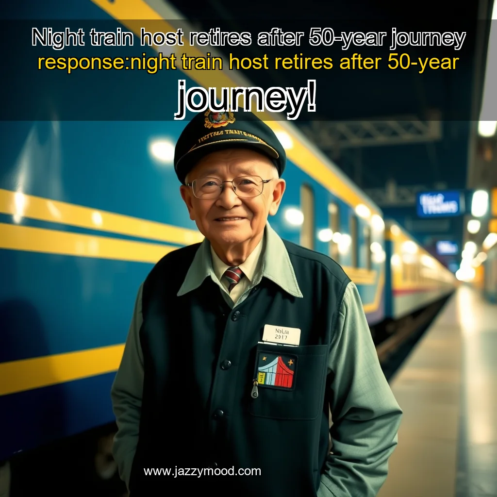 You are currently viewing Night train host retires after 50-year journey


 response:night train host retires after 50-year journey!