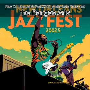 Read more about the article New Orleans Jazz Fest 2025 poster stars Tank and the Bangas  Arts
