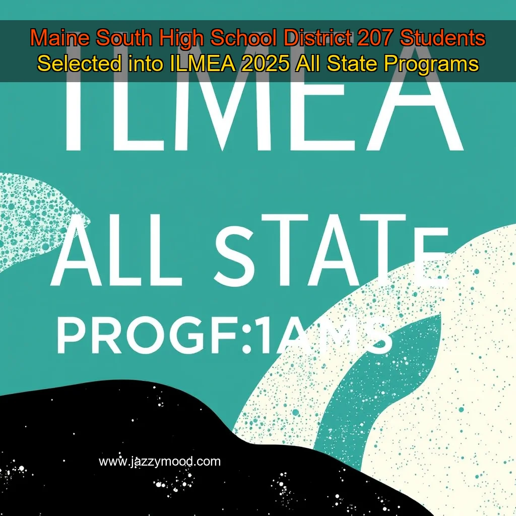 You are currently viewing Maine South High School  District 207 Students Selected into ILMEA 2025 All  State Programs