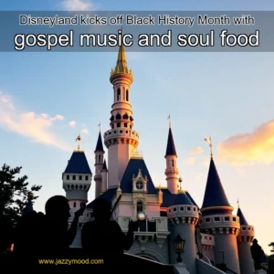 Artistic representation for Disneyland kicks off Black History Month with gospel music and soul food