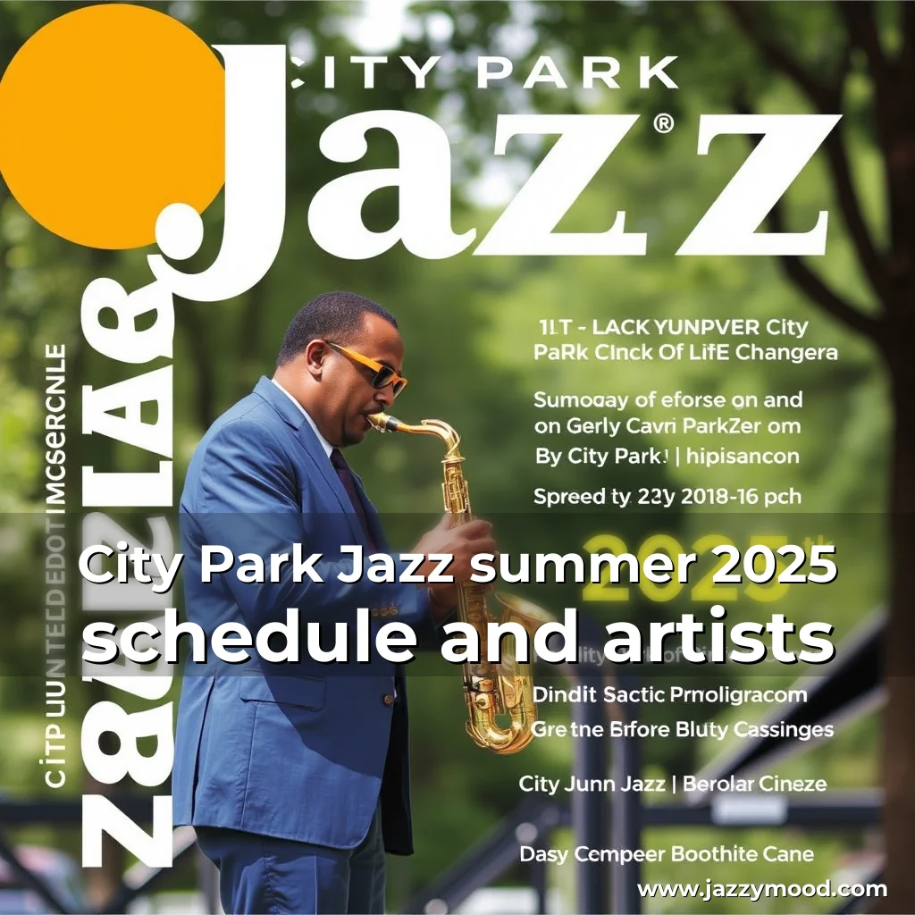 Read more about the article City Park Jazz summer 2025 schedule and artists