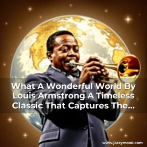 Artistic representation for What A Wonderful World By Louis Armstrong A Timeless Classic That Captures The Essence Of Hope And Joy Through Music.