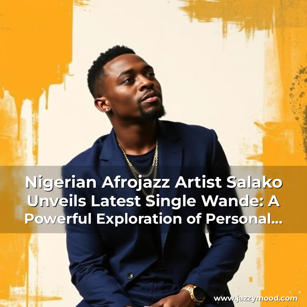 Artistic representation for Nigerian Afrojazz Artist Salako Unveils Latest Single Wande: A Powerful Exploration of Personal Growth and Accountability