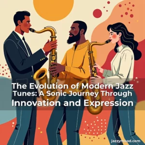 Artistic representation for The Evolution of Modern Jazz Tunes: A Sonic Journey Through Innovation and Expression