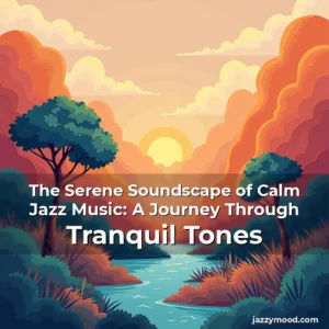 Artistic representation for The Serene Soundscape of Calm Jazz Music: A Journey Through Tranquil Tones